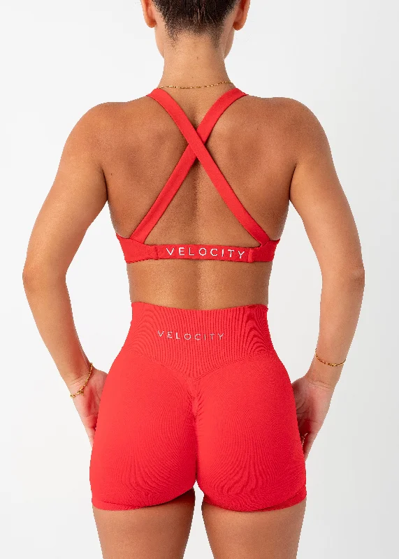 TWIST BRA - RED