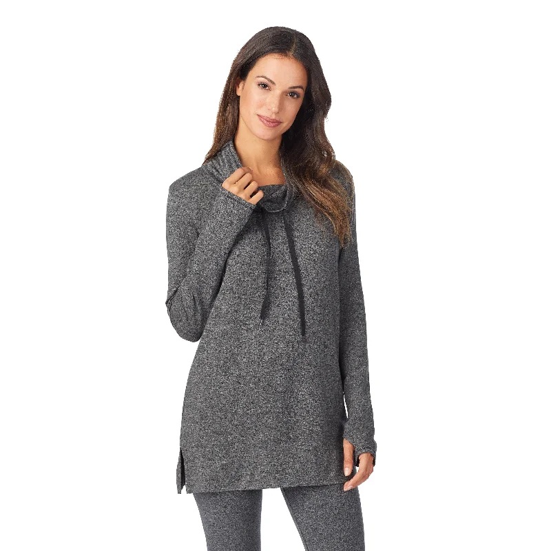 Ultra Cozy Long Sleeve Cowl Neck Tunic