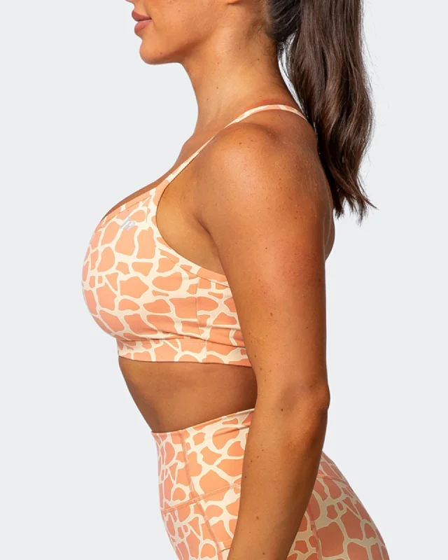 WEIGHTLESS BRA Paradise Giraffe Print