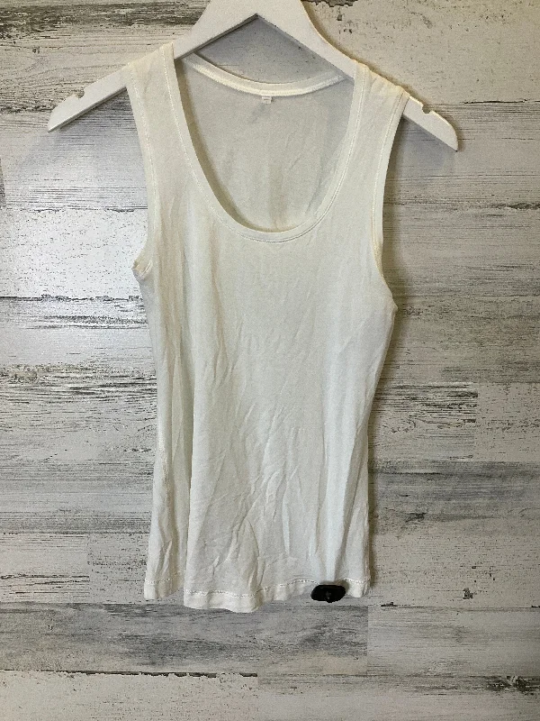 White Athletic Tank Top Lululemon, Size 4