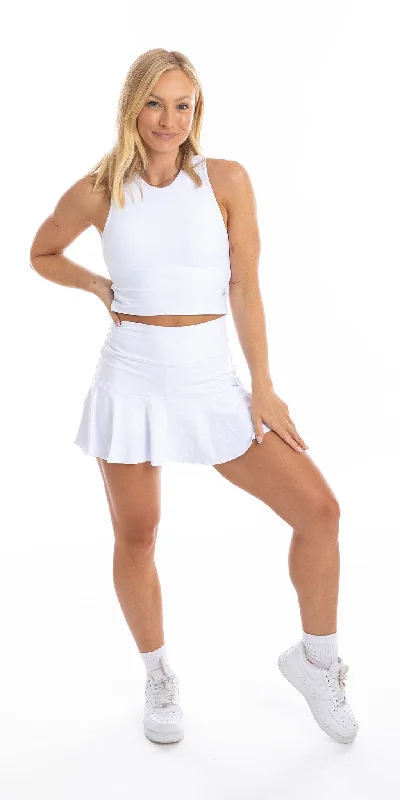 White Eco Crop Top