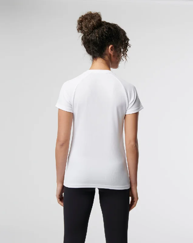 Women's White Active Training Tee