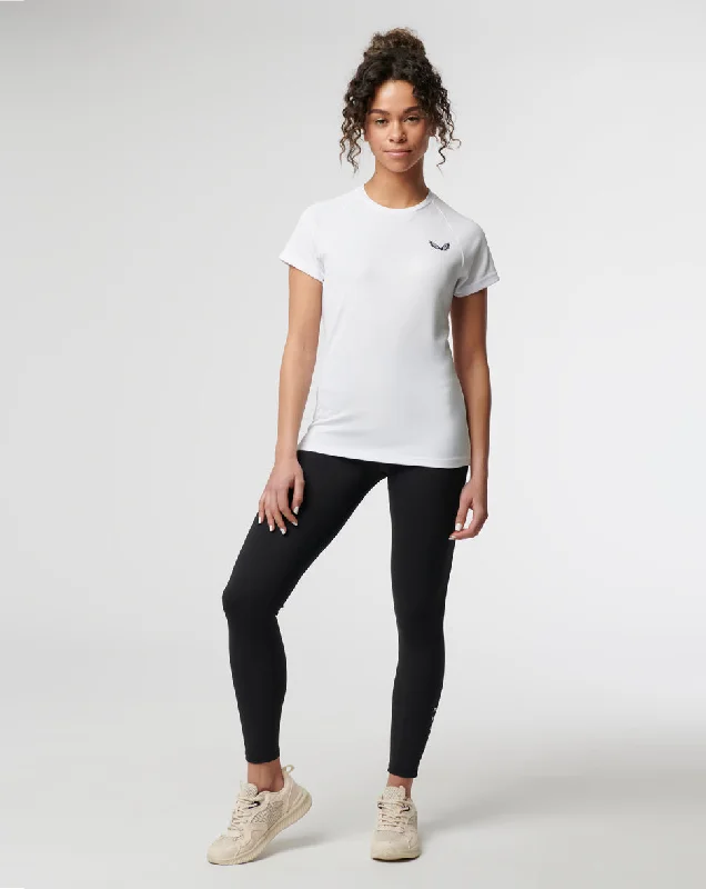 Women's White Active Training Tee