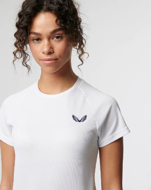 Women's White Active Training Tee