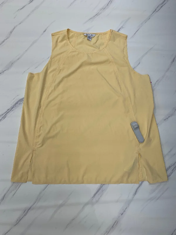 Yellow Athletic Tank Top Athleta, Size Xl