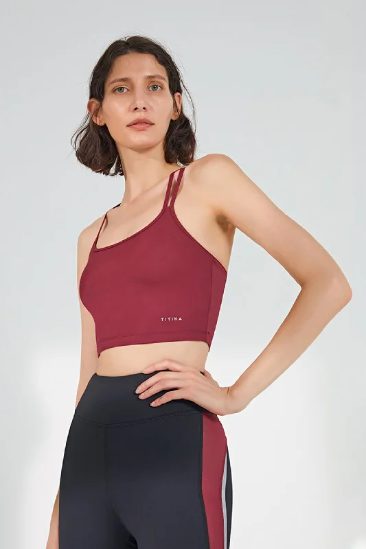 Crossed Back Yoga Bra Cami