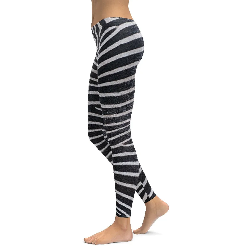 Zebra Skin Leggings